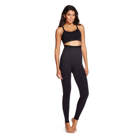 Assets By Spanx Pants - Fashion Women's Hi Waist Seamless Leggin Black XL Assets By Spanx Pants - Fashion Women's Hi Waist Seamless Leggin Black XL